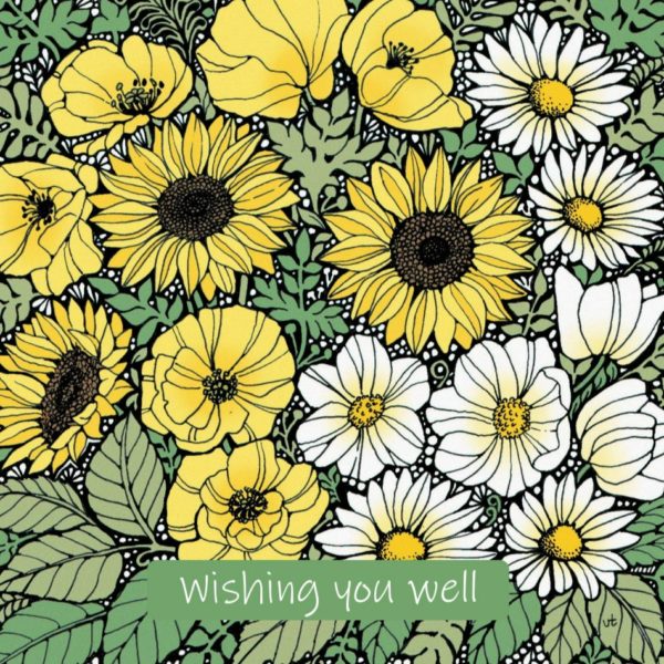 OAB221 Wishing you well Floral Carpet