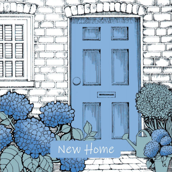 OAB279 New Home Blue Door