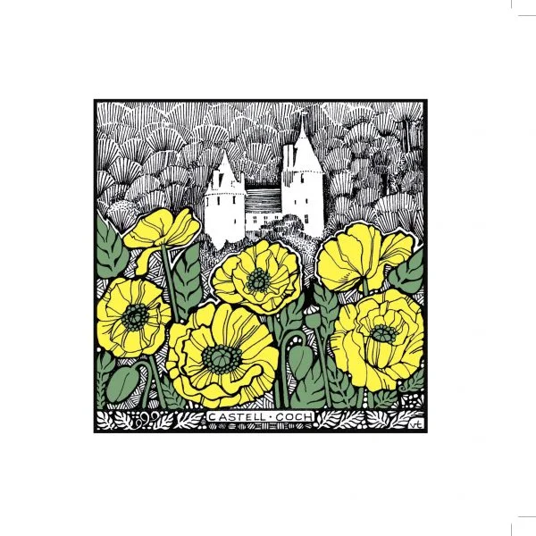 Milltir Sgwâr ~ Square Mile - Castell Coch Welsh (Yellow) Poppy ~ WOAB734