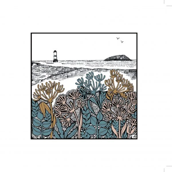 Milltir Sgwâr ~ Square Mile - Penmôn Lighthouse Seed Heads ~ WOAB761