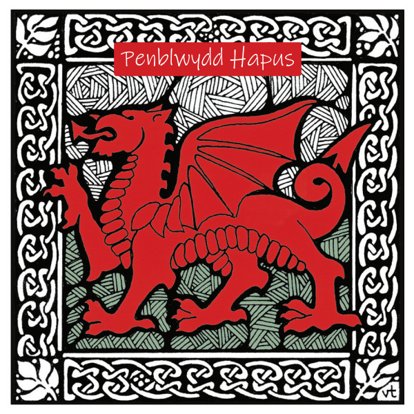 WOAB665 Penblwydd Hapus Flag Dragon