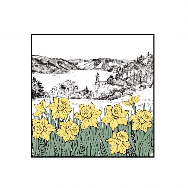 Lake Vyrnwy ~ Daffodils ~ WOAB 859