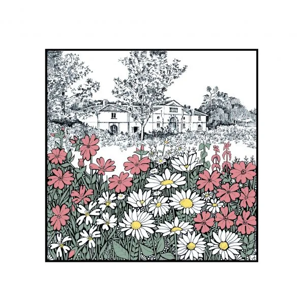 National Botanic Gardens ~Stable Block & Spring Flowers ~ WOAB867