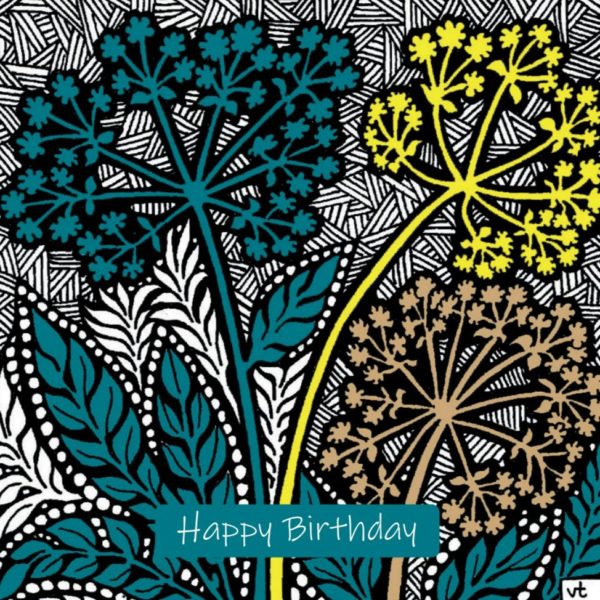 OAB240 Cow Parsley Happy Birthday