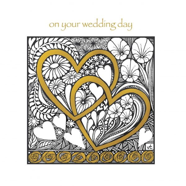 OAB244 On your Wedding Day Entwined Hearts
