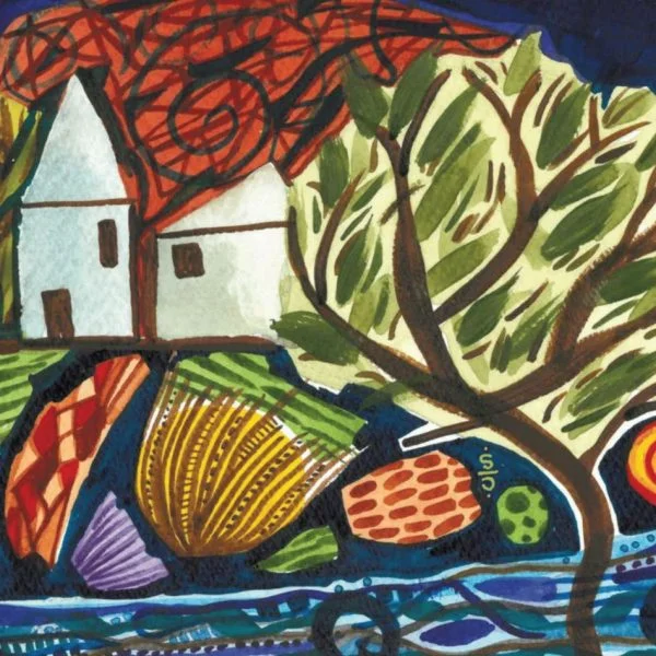 BAB229 Bandra Arts Sample of The Pink House Blank