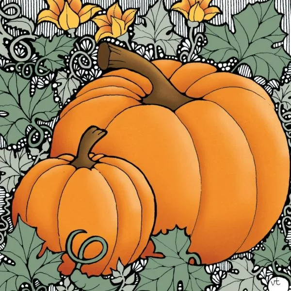 BAB213 Pumpkins Blank
