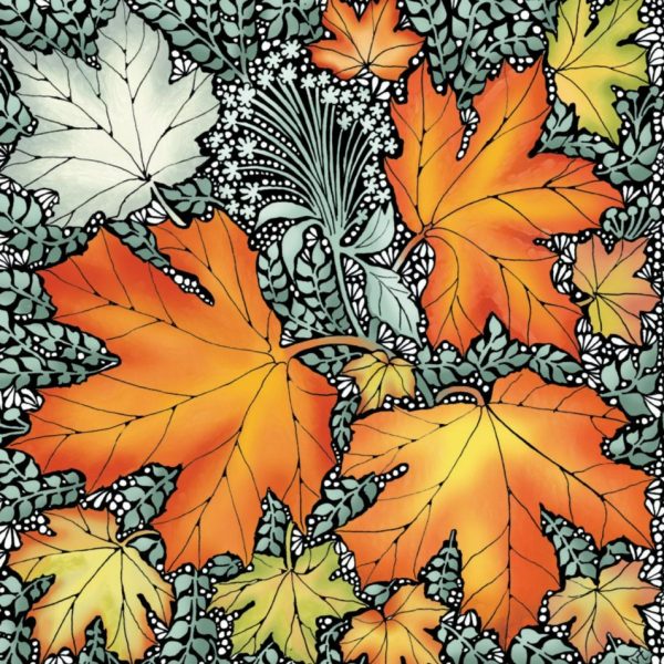 BAB265 Autumn Leaves Acer Blank
