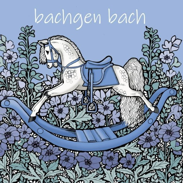 WOAB612 Bachgen Bach Rocking Horse Blue (baby boy)
