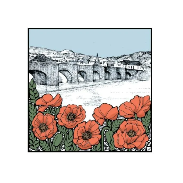 Crickhowell ~ Poppies ~ WOAB879