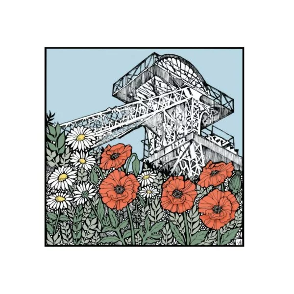 Pit Wheel ~ Poppies ~ WOAB886