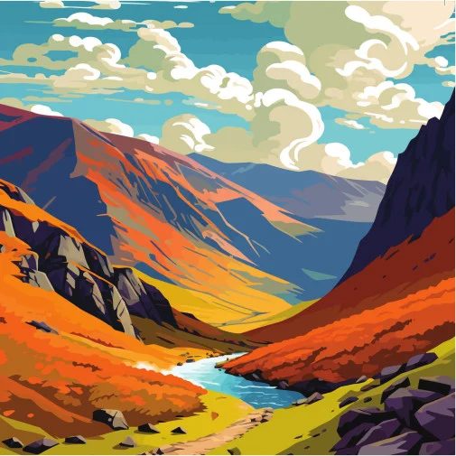 Great Locations Collection -  Inspired by Helvellyn The Lake District -  BAB283