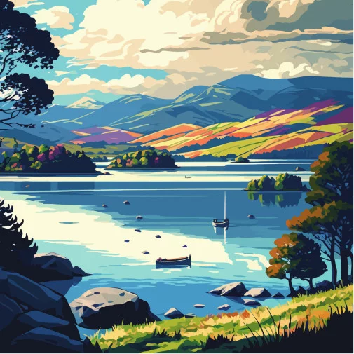 Great Locations Collection - Inspired by Windermere The Lake District - BAB285