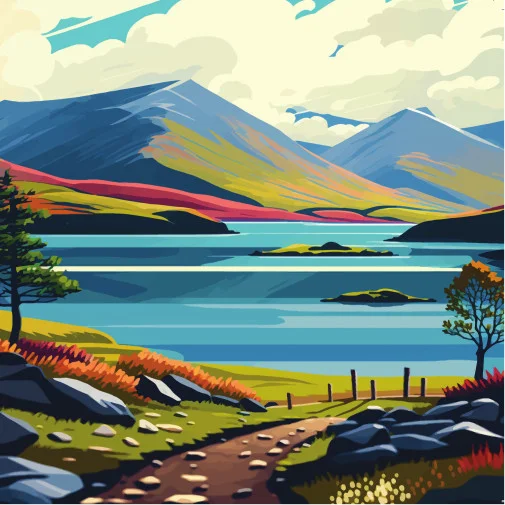 Great Locations Collections - Inspired by Loch Lomond Scotland - BAB289