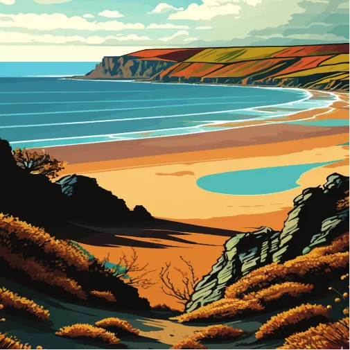 Great Locations Collection - Inspired by the Gower Peninsular Wales - BAB294