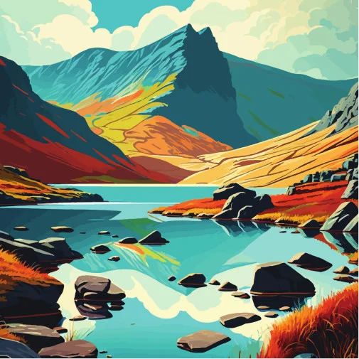 Great Locations Collection  - Inspired by Snowdonia Wales - BAB293