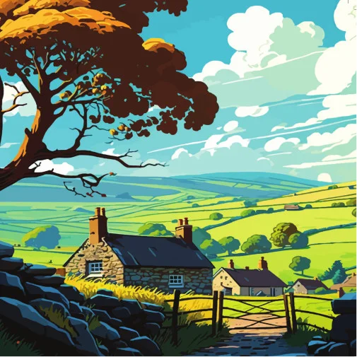 Great Locations Collection  - Inspired by Leyburn Yorkshire -BAB296