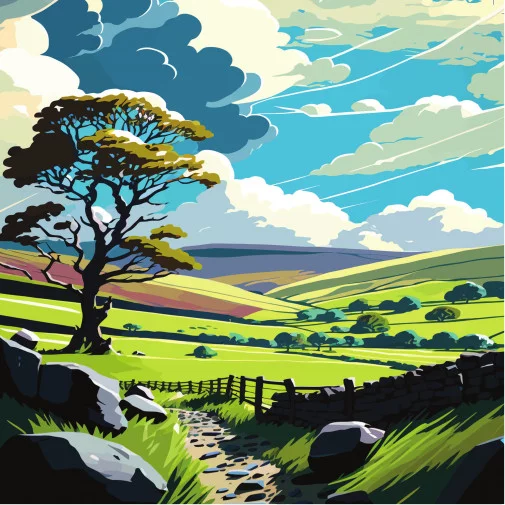 BAB297 Wensleydale Yorkshire