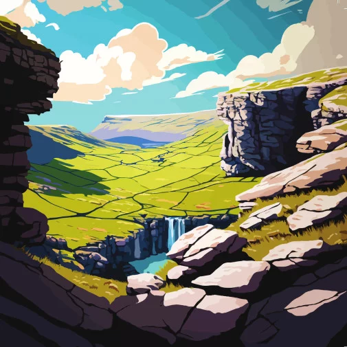 Great Locations Collection  - Inspired by Malham Cove Yorkshire - BAB 298