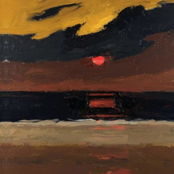 BAB262 Kyffin Williams Sunset over Anglesey LLGC