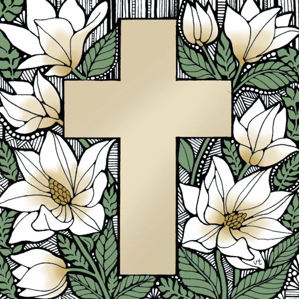 BAB166 Magnolia Cross Blank