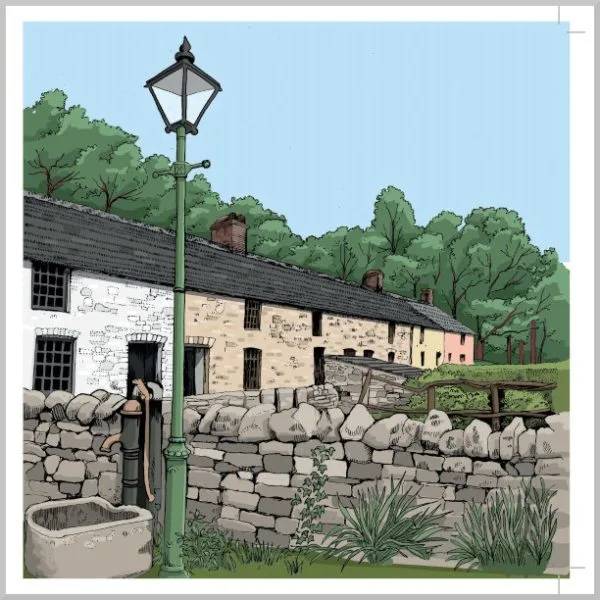 BAB310 St Fagans Rhyd y Car Terrace
