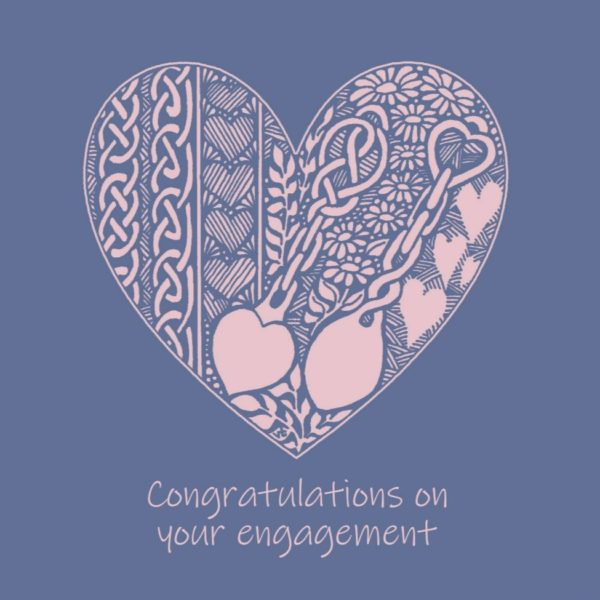 OAB204 Engagement Lovespoon Heart